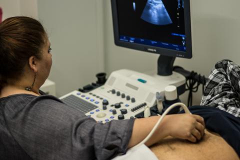 Κατά την διάρκεια εξέτασης υπερήχου